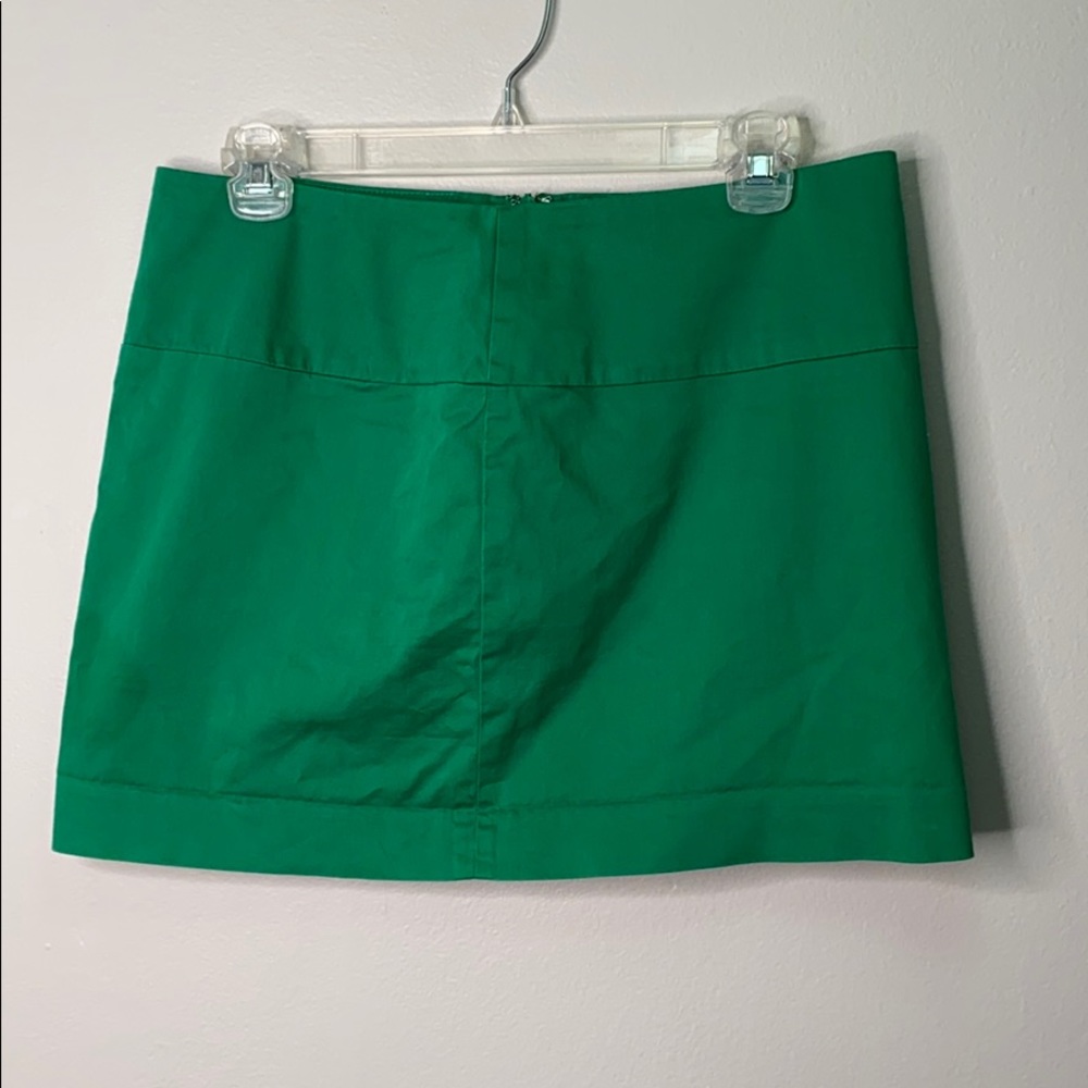 Express Emerald Green Mini Skirt